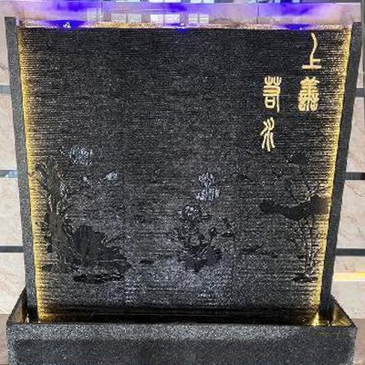 流水石材 户外装饰摆件 天然花岗岩流水装饰
