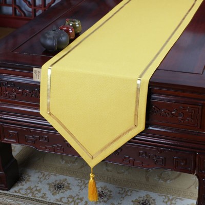 275桌旗 防水桌旗禅意茶席桌布茶几布床旗柜旗茶桌垫布长餐桌布